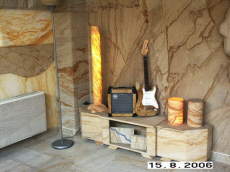 EKO fronty meble kuchenne azienkowe z piaskowca lustra lady kolumny portale stoliki lampy wazony w Polsce
